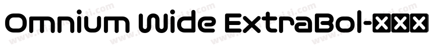 Omnium Wide ExtraBol字体转换